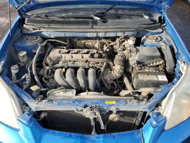 2T1KR32E68C698835 - 2008 TOYOTA COROLLA MA XR BLUE photo 11