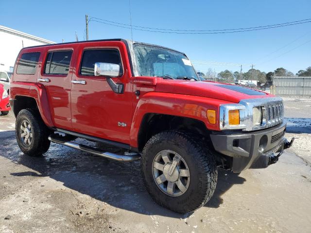 5GTDN13E378250305 - 2007 HUMMER H3 RED photo 4