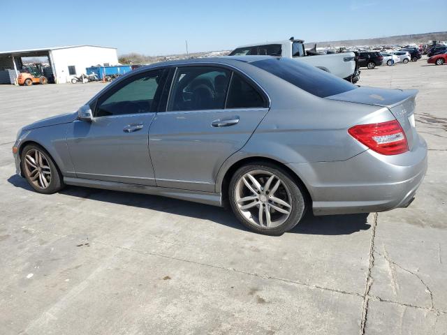 WDDGF4HB8DR277951 - 2013 MERCEDES-BENZ C 250 SILVER photo 2