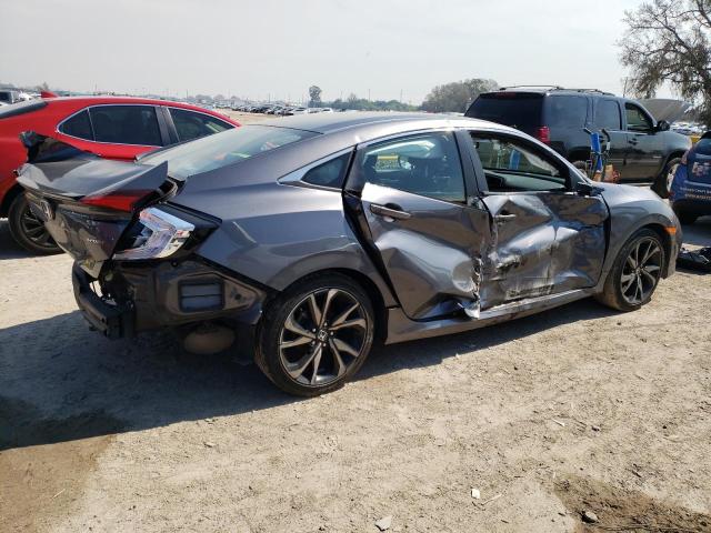 2HGFC2F84KH591542 - 2019 HONDA CIVIC SPORT GRAY photo 3