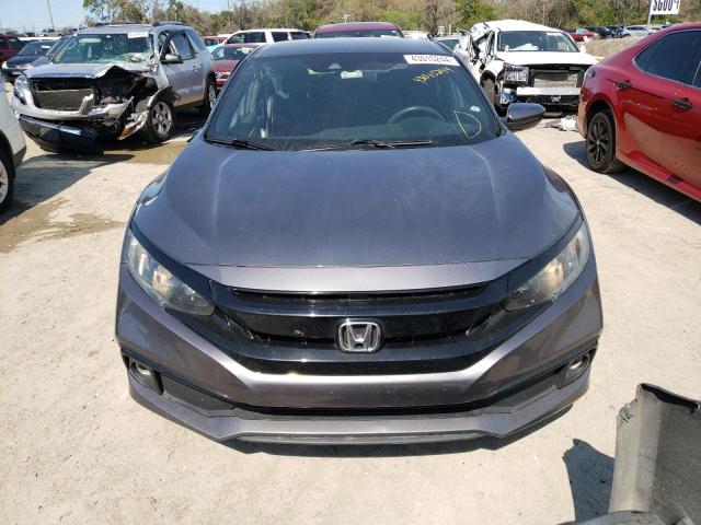 2HGFC2F84KH591542 - 2019 HONDA CIVIC SPORT GRAY photo 5