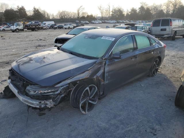 1HGCV1F34KA013564 - 2019 HONDA ACCORD SPORT GRAY photo 1