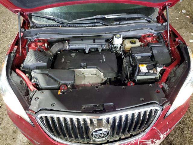 LRBFXASA3HD122260 - 2017 BUICK ENVISION PREFERRED RED photo 11