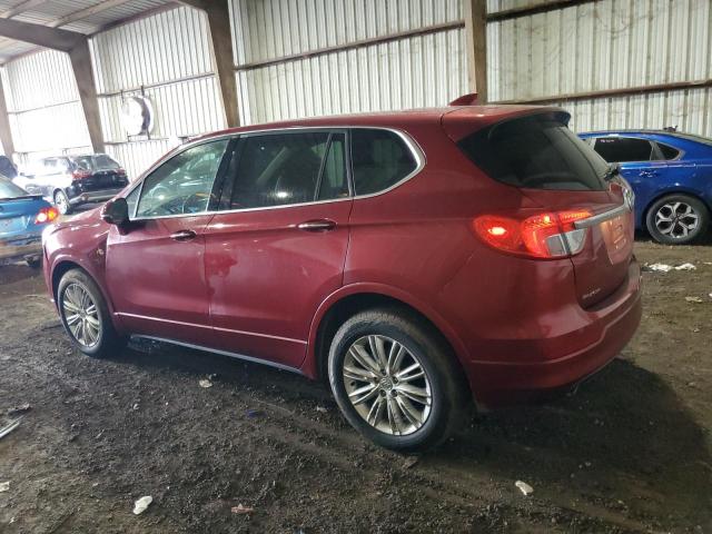 LRBFXASA3HD122260 - 2017 BUICK ENVISION PREFERRED RED photo 2
