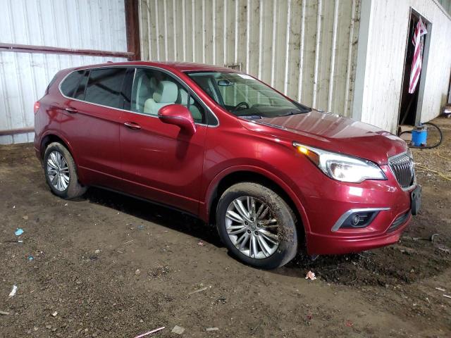 LRBFXASA3HD122260 - 2017 BUICK ENVISION PREFERRED RED photo 4