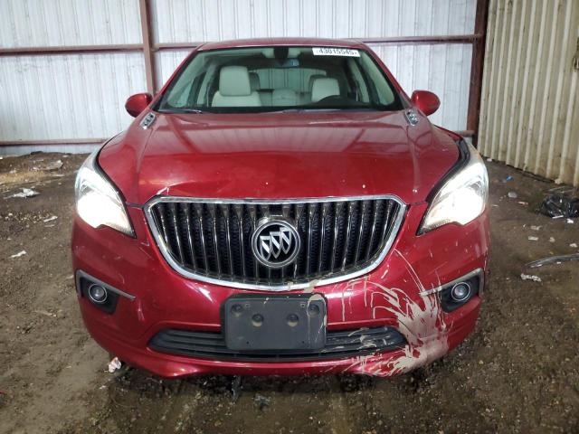 LRBFXASA3HD122260 - 2017 BUICK ENVISION PREFERRED RED photo 5