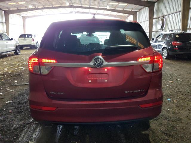 LRBFXASA3HD122260 - 2017 BUICK ENVISION PREFERRED RED photo 6