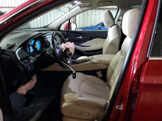 LRBFXASA3HD122260 - 2017 BUICK ENVISION PREFERRED RED photo 7