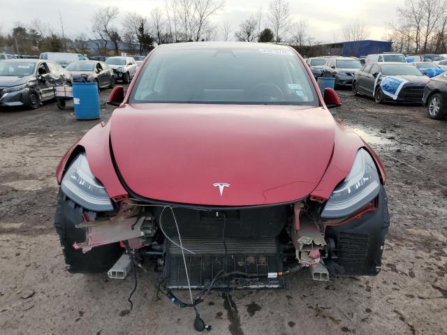 5YJYGDEE0MF175835 - 2021 TESLA MODEL Y RED photo 5