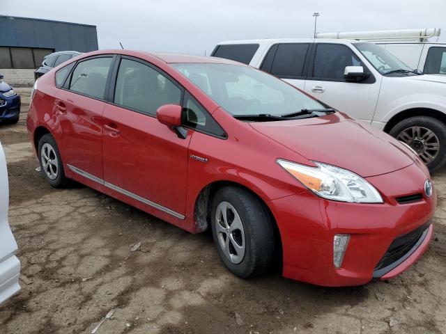 JTDKN3DU6D0342955 - 2013 TOYOTA PRIUS RED photo 4