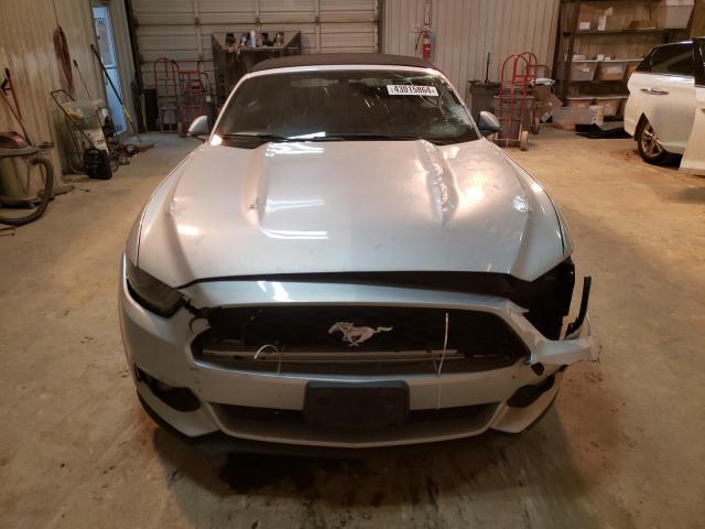 1FATP8UHXG5258066 - 2016 FORD MUSTANG SILVER photo 5