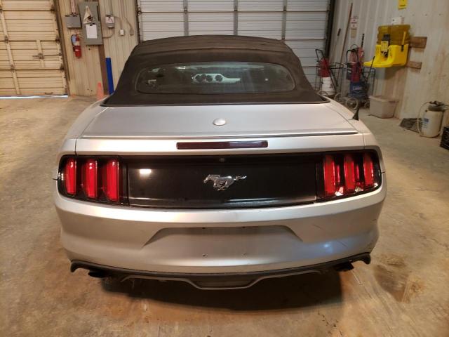 1FATP8UHXG5258066 - 2016 FORD MUSTANG SILVER photo 6