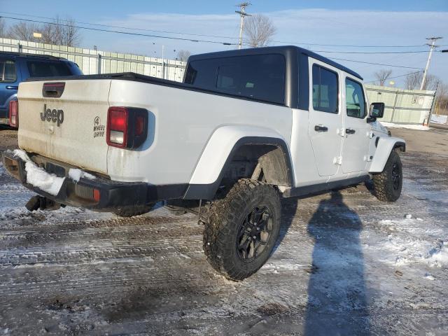 1C6HJTAGXPL502947 - 2023 JEEP GLADIATOR SPORT WHITE photo 3