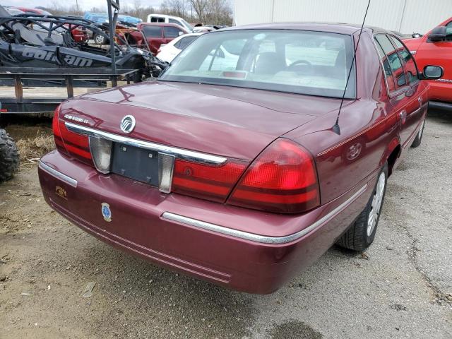 2MEFM74W85X619183 - 2005 MERCURY GRAND MARQ GS BURGUNDY photo 3