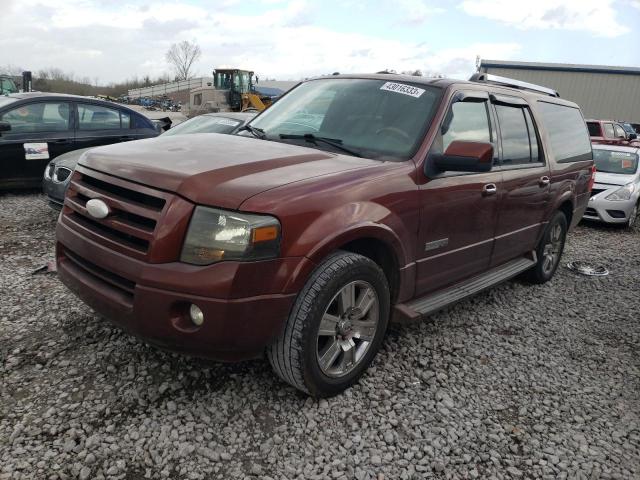 1FMFK19587LA19876 - 2007 FORD EXPEDITION EL LIMITED BROWN photo 1