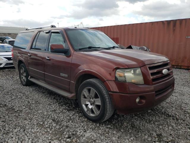 1FMFK19587LA19876 - 2007 FORD EXPEDITION EL LIMITED BROWN photo 4