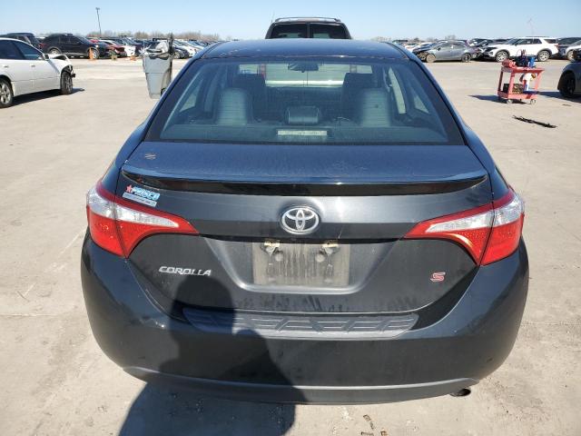 5YFBURHEXGP491629 - 2016 TOYOTA COROLLA L BLACK photo 6