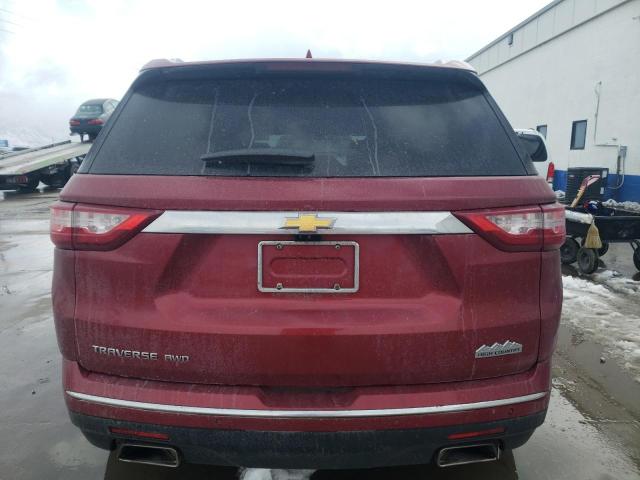 1GNEVKKW3JJ149767 - 2018 CHEVROLET TRAVERSE HIGH COUNTRY RED photo 6