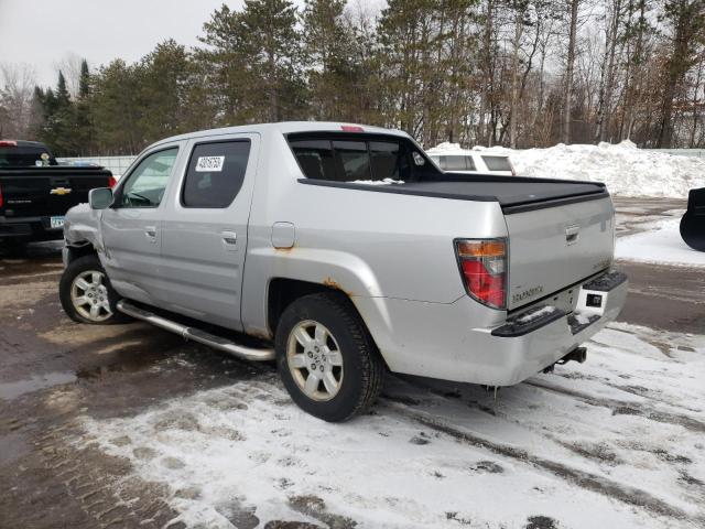 2HJYK16457H515302 - 2007 HONDA RIDGELINE RTS SILVER photo 2