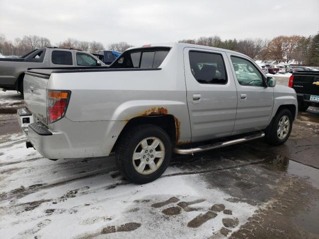 2HJYK16457H515302 - 2007 HONDA RIDGELINE RTS SILVER photo 3