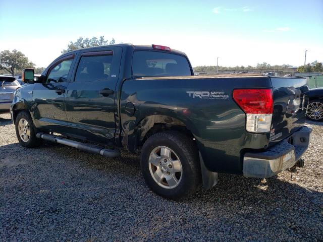 5TBEV54107S462355 - 2007 TOYOTA TUNDRA CREWMAX SR5 GREEN photo 2