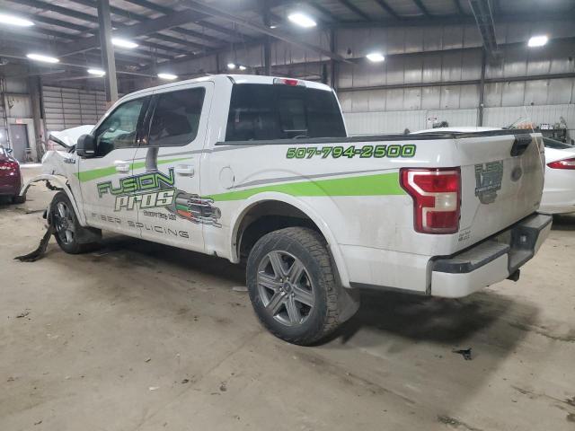 1FTEW1E47KFC46520 - 2019 FORD F150 SUPERCREW WHITE photo 2