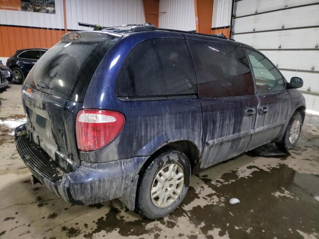 1D4GP25R95B123369 - 2005 DODGE CARAVAN SE BLUE photo 3