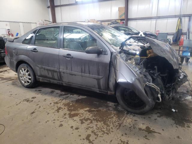 1FAHP34N67W257814 - 2007 FORD FOCUS ZX4 GRAY photo 4