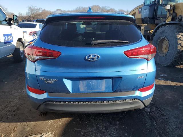 KM8J3CA49JU604179 - 2018 HYUNDAI TUCSON SEL BLUE photo 6