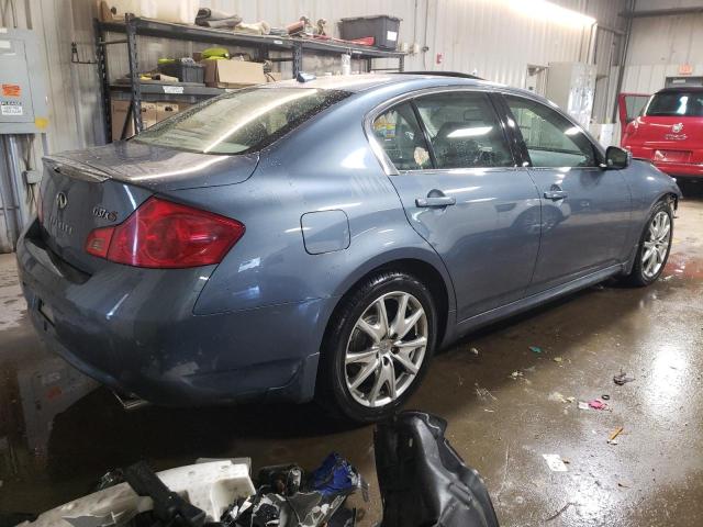 JNKCV61FX9M356819 - 2009 INFINITI G37 BLUE photo 3