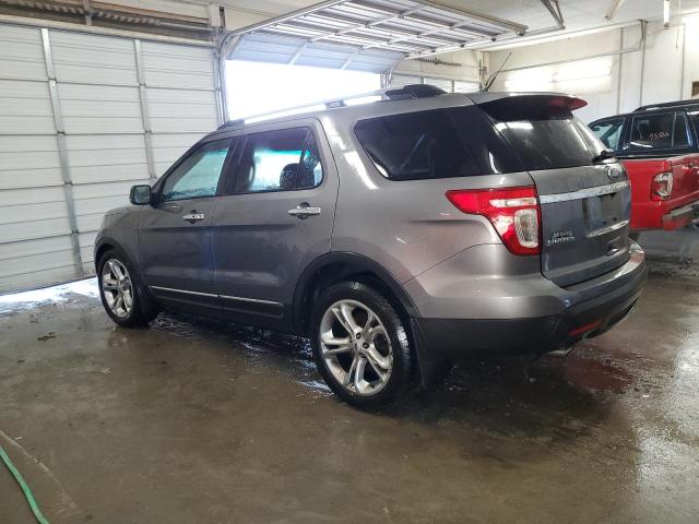 1FMHK7F88CGA98334 - 2012 FORD EXPLORER LIMITED GRAY photo 2