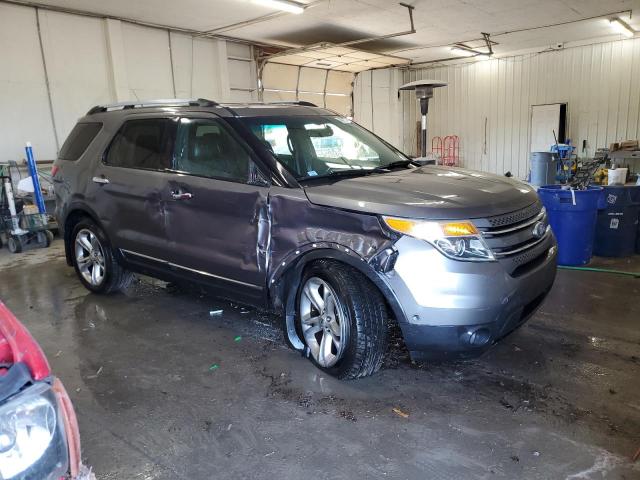 1FMHK7F88CGA98334 - 2012 FORD EXPLORER LIMITED GRAY photo 4