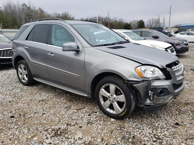 4JGBB8GBXBA726286 - 2011 MERCEDES-BENZ ML 350 4MATIC SILVER photo 4