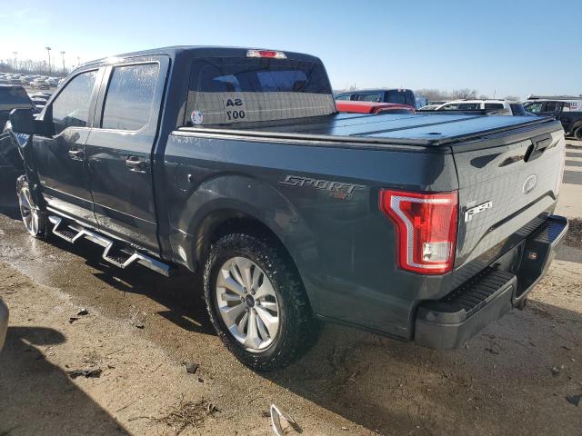 1FTEW1EP3GFC47150 - 2016 FORD F150 SUPERCREW GRAY photo 2