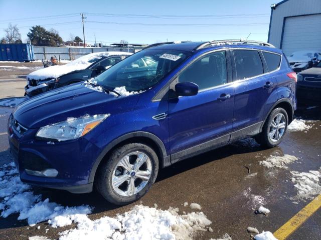 1FMCU0G98EUE53767 - 2014 FORD ESCAPE SE BLUE photo 1