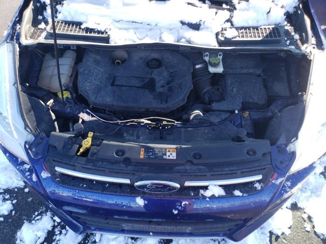 1FMCU0G98EUE53767 - 2014 FORD ESCAPE SE BLUE photo 11