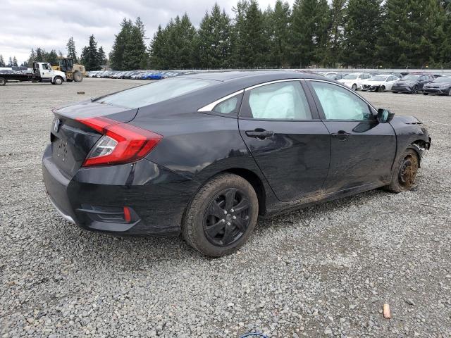 2HGFC2F67KH545394 - 2019 HONDA CIVIC LX BLACK photo 3