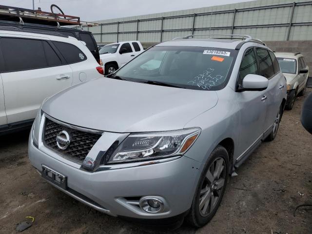5N1AR2MNXEC613787 - 2014 NISSAN PATHFINDER S SILVER photo 1