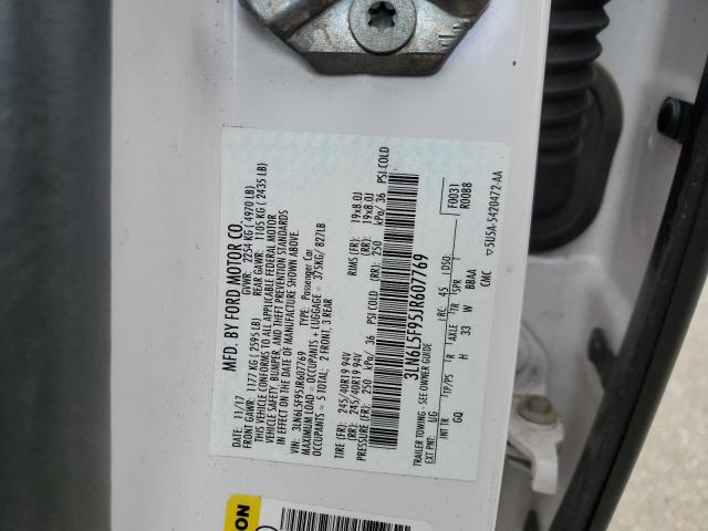 3LN6L5F95JR607769 - 2018 LINCOLN MKZ RESERVE თეთრი ფოტო 12