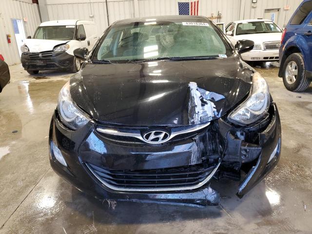 5NPDH4AE6DH240822 - 2013 HYUNDAI ELANTRA GLS BLACK photo 5