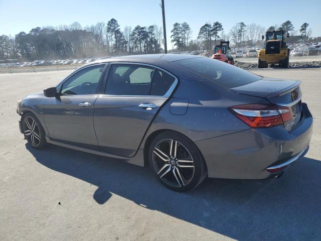 1HGCR2F18HA069086 - 2017 HONDA ACCORD SPORT SPECIAL EDITION GRAY photo 2