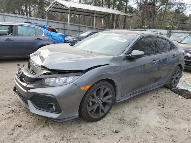 SHHFK7G42JU222773 - 2018 HONDA CIVIC SPORT 灰色 照片 1