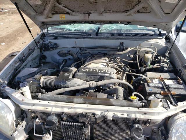 5TBBT44131S210514 - 2001 TOYOTA TUNDRA ACCESS CAB ნაცრისფერი ფოტო 11