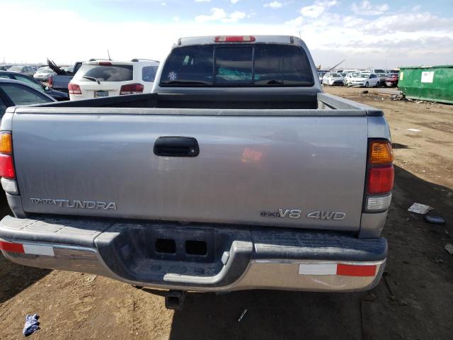5TBBT44131S210514 - 2001 TOYOTA TUNDRA ACCESS CAB ნაცრისფერი ფოტო 6