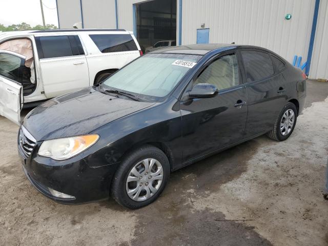 KMHDU4AD4AU105919 - 2010 HYUNDAI ELANTRA BL BLACK photo 1