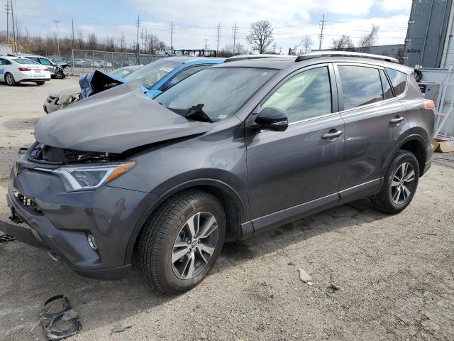 JTMRFREV6JJ178912 - 2018 TOYOTA RAV4 ADVENTURE GRAY photo 1