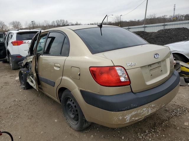 KNADE223096500673 - 2009 KIA RIO BASE TAN photo 2