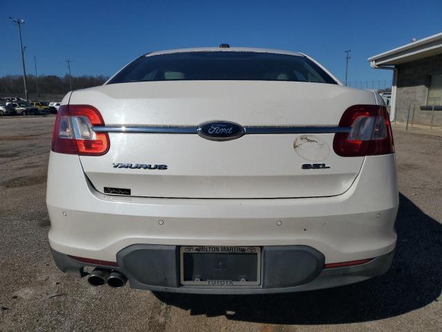 1FAHP2EW7CG107264 - 2012 FORD TAURUS SEL WHITE photo 6