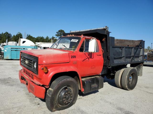 1GBL7D1F3GV110416 - 1986 CHEVROLET C6500 C7D042 RED photo 2