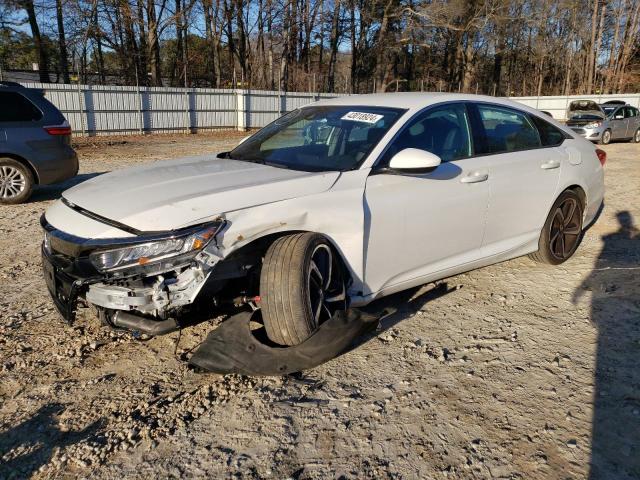 1HGCV1F32LA078382 - 2020 HONDA ACCORD SPORT WHITE photo 1